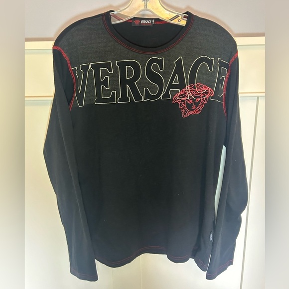Vintage Versace Racing Medusa longsleeve shirt - Picture 1 of 8